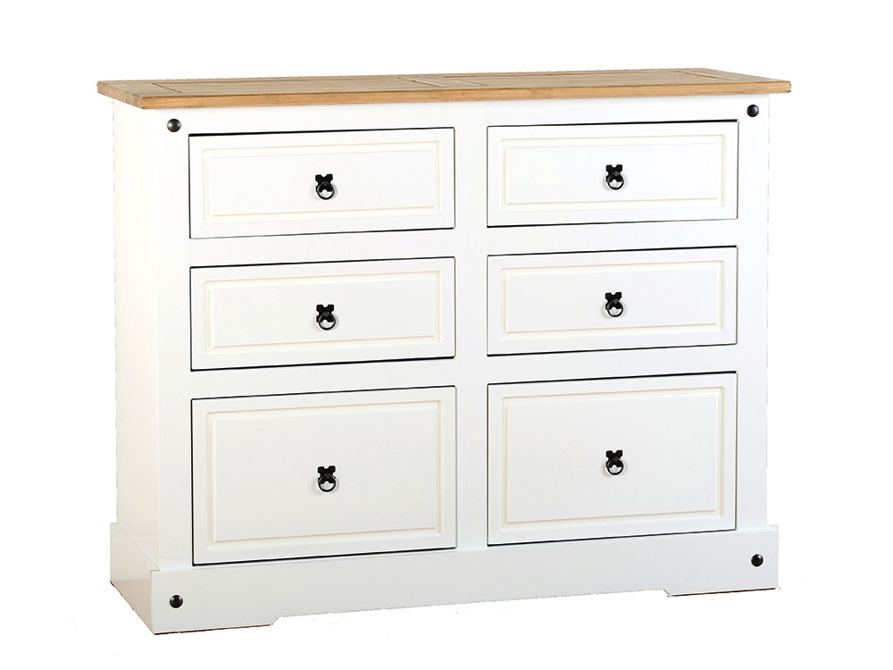Painted Corona 6 Drawer Chest MPD Furniture Wholesale Northern Ireland