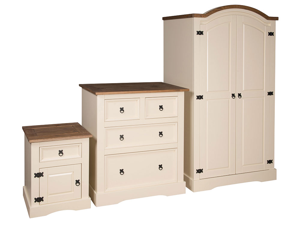 Painted Corona Bedroom Set MPD Furniture Wholesale Northern Ireland