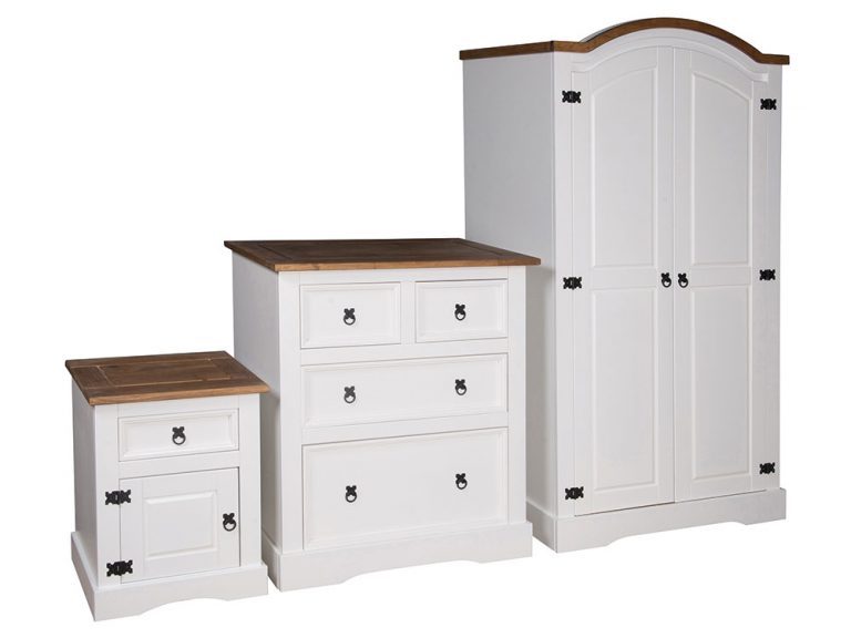 Painted Corona Bedroom Set MPD Furniture Wholesale Northern Ireland